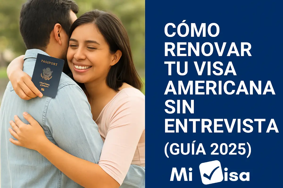 como renovar visa sin entrevista