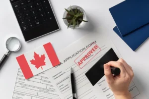 Ejemplo de aplicación de Visa Canadiense