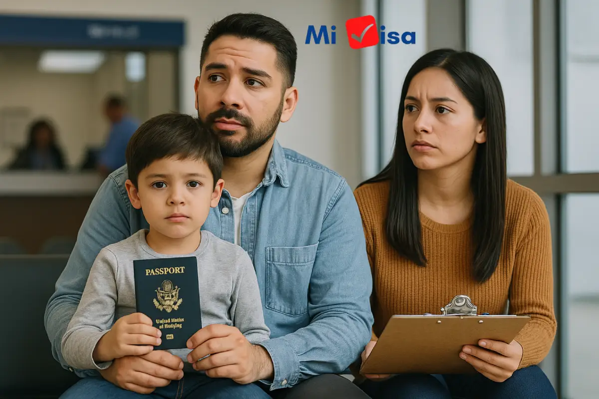 familia tramitando visa