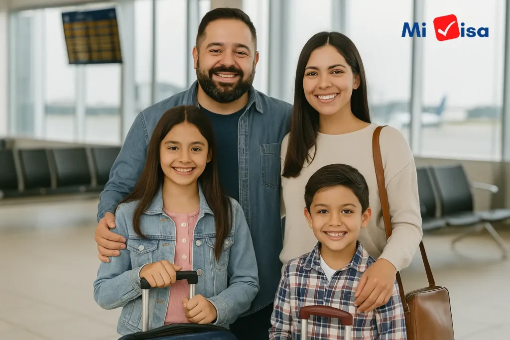 tramite visa para menores
